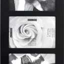 Malden - 951-346 4x6 3-Opening Collage Picture Frame - Displays Three 4x6 Pictures - Black