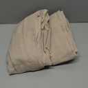 NICETOWN Semi Sheer Beige Curtains 84 inches Long, Grommet Retro Linen Curtains Window Treatments Vertical Drapes Privacy with Light Filter for Living Room, W52 x L84, 2 Panels