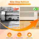 Original 3FT Baseboard Heater Covers for Home, Easy Free Base Pro Series Galvanized Steel Baseboard Radiator Covers with End Caps Replacement for Hydronic Hot-Water Systems