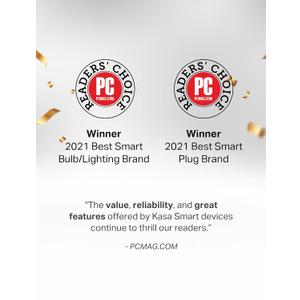 Kasa Smart Plug Mini with Energy Monitoring, Smart Home Wi-Fi Outlet Works with Alexa, Google Home & IFTTT, Wi-Fi Simple Setup, No Hub Required (KP115), White