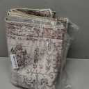 jinchan Kalen Area Rug 4x6 Washable Bedroom Rug Vintage Indoor Thin Floor Cover Retro Accent Mat Distressed Floral Country Boho Non Slip Carpet for Living Room Kitchen Dining Room Office Red Multi