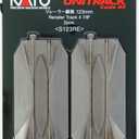 Unitrack Kato 2-142 HO 123mm 4 7/8in Road Crossing and Rerailer 2pcs