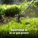Worx Cordless String Trimmer, 15" Lightweight Electric Weed Wacker with Quick-line Reloading, 21CC Gas-Like 20V Weed Eater with Brushless Motor, Battery & Charger Not Included, WG176.9