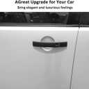 ABS Outside Exterior Door Handle Covers for Land Rover Discovery 4 LR4 2010-2016 Car Side Door Handle Cover Trim Sticker Styling Accessories (with Smart Hole, Matte Black)