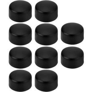 ECSiNG 10pcs Axle Nut End Caps Wheel Nut Caps Bolt Covers 1/2" Flat Head Hex Socket Cover Protectors for Rollator Walker Compatible with Drive R726 R728
