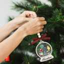 3 x 2025 Travel Christmas Ornaments Gifts, Christmas Tree Decoration Wooden Ornament, Christmas Decorative Hanging Sign for Men Women Mom Dad Friends (Adventure)