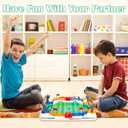COUOMOXA Soccer Board Game for Kids: Mini Foosball Table Game - Interaction Soccer Toys for 3 4 5 6 7 8-12 Year Old Indoor Family Playroom Party - Perfect Birthday Sports Gift for Boys Girls