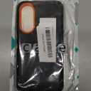 for iPhone 17 Pro Max Case Heavy Duty Shockproof Drop proof 3-Layer Full Body Protection Military Grade Rugged Tough Non-Slip Cover Case for Apple iPhone 17 Pro Max 6.9",Black/Orange