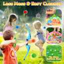 20Pcs Reusable Water Balloons + 4 Flower Water Balloons with 2 Bows and Arrows Sets + 2 Slingshots Launcher, Pool Beach Water Fight Equipment for Boys and Girls, Summer Toys for Kids Ages 3-12