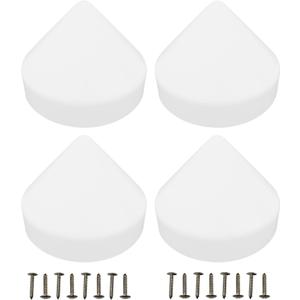 JSP Manufacturing 4 Pack Cone Marine Dock Piling Caps Now with More UV Protection 10+ Years Made in The USA, Dock Pylon Cover Caps for Marine Boat Docks, Floating Docks, Piers, 12 inch