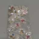 AHANDMAKER 24Pcs Pearl Rhinestone Buttons Embellishments, 6 Styles Rhinestone Flatback Beads Pearl Flower Buttons for Jewelry Making Scrapbooking DIY Crafts Wedding Hairpins Decoration (Mixed Color)