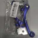 Funparts Dirt Bike Brake Clutch Lever Set,Pivot Adjustable Titanium Alloy for FE501 FE501S FE450 FE350 FE250 TE125 TE150 TE250i TE300i TX125 FC250 2014-2023 125-450F MC/EX 2021-2023 Blue