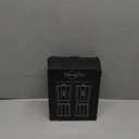 Sangcon Gravity Electric Salt and Pepper Grinder Set Rechargeable 800 mAh, 2-Speed, Reversible Rotating Pepper Mill Head, Adjustable Coarseness Automatic Salt Pepper Shakers Set, One-Handed Operation (Black)