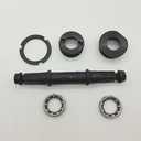 ZZRSDAN 3P Bicycle Bottom Bracket Cycle Crank Axle Square Taper, Bottom Bracket Axle
