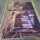 BELECO 9x6ft Fabric Farm Barn Backdrop Barn Nativity Backdrop Bales of Hay Country Photography Backdrop Baby Shower Birthday Photoshoot Nativity Scene Party Decoration Photo Background Props L-0015