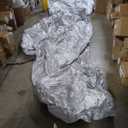 Cart Storage Cover L Size for EZ GO Car, Protected, Fits 4Seats 280x120x168cm, Durably Polyester Material, Silver Color, No