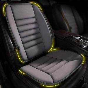 kingphenix Car Seat Cushion with Back Support Pillow: Enhanced Comfort Memory Foam Design for Pain Relief, Ideal for Drivers and Office Use - Ergonomic Lumbar Comfort for Long Sitting - Dark Grey (Front)