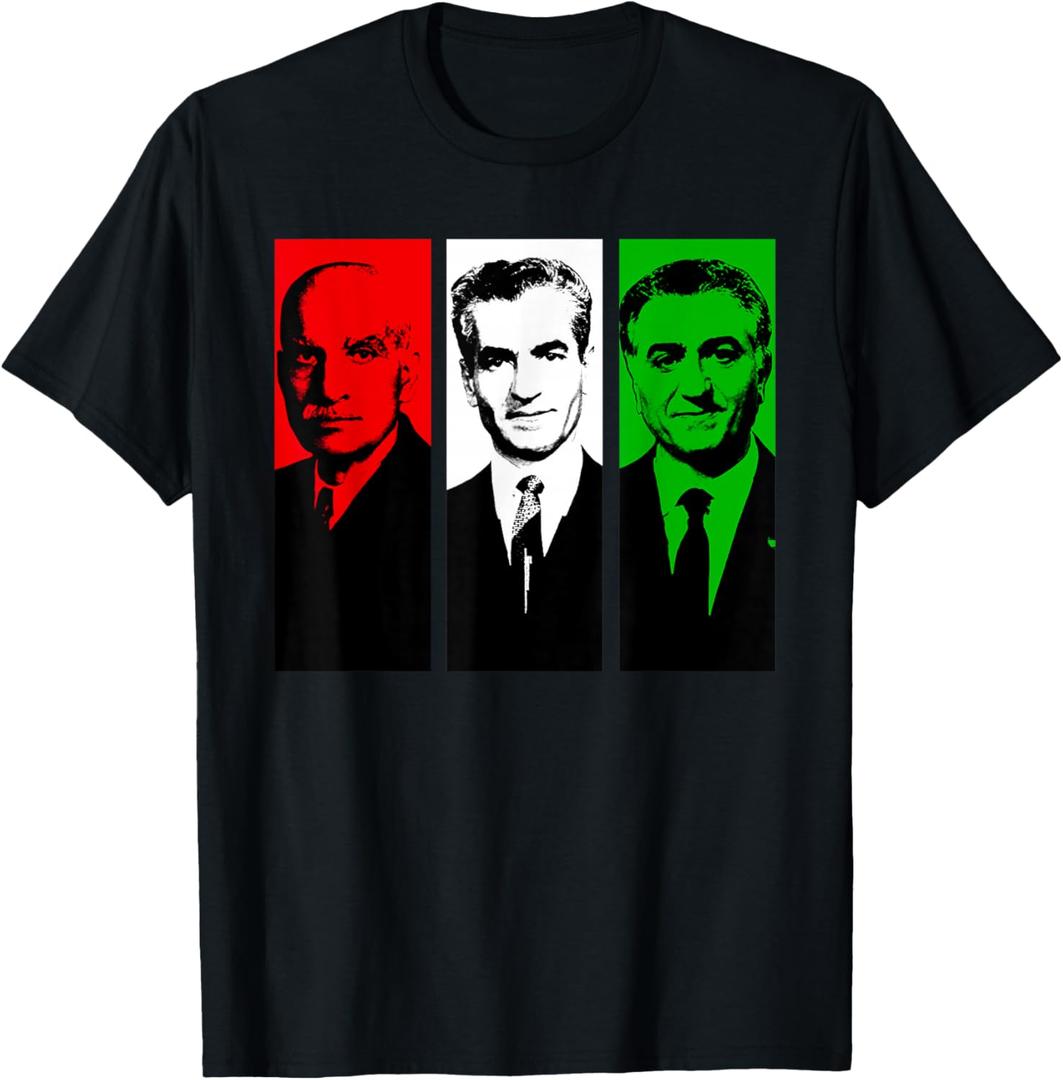 Pahlavi Kings of Iran T-Shirt, Medium