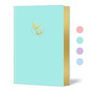Billtigif Journal for Women, 256 Pages Cute Notebook Lined Journal, Leather Journals for Writing, Suitable for Work, Home and School, 5.7" x 8.3" - Green, Set of 5