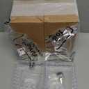 Wenqik 6 Pcs Thermostat Lock Box with Key, Clear Large Thermostat Cover on Wall, Guard Fits 6.3 x 4.4 x 2 inches or Smaller