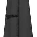 ULTCOVER Patio Parasol 600D Waterproof Outdoor Market Umbrella Cover - Fits Market Umbrella 7-10 Feet, Black