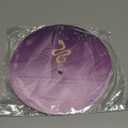 Purple Mouse Pad Waterproof Hard Leather Round Travel Mousepad Small Portable Ultra-Thin Office Laptop Mat Women's Eco-Leather Mouse Desk Pad 220x220mm(8.66''x8.66'')