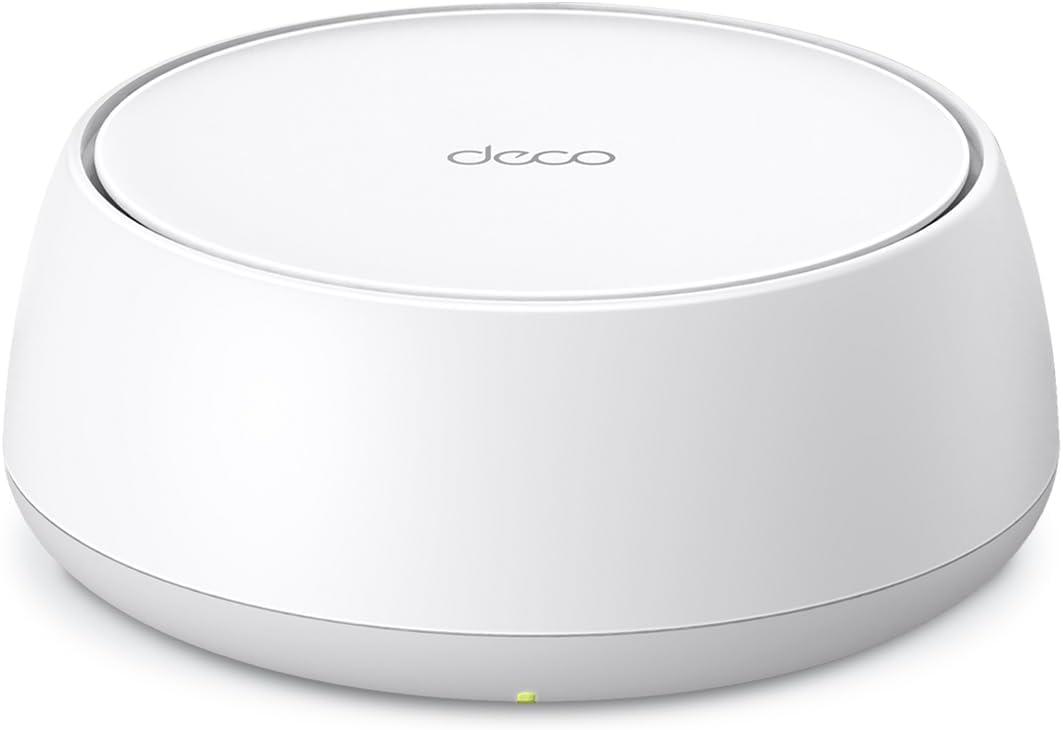 TP-Link Deco 7 BE23 Dual-Band BE3600 WiFi 7 Mesh Wi-Fi Router | 4-Stream 3.6 Gbps,160 Mhz | Covers up to 2,500 Sq.Ft | 2 2.5G Ports Wired Backhaul | VPN, MLO, HomeShield, Free Expert Help, 1-Pack