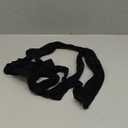 MANZI Faux Thigh High Tights Mock Suspender Pantyhose Striped Goth Fishnets Pack of 2 (One Size, Black-striped/Grid)