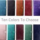 SUANPOT for Moto G Stylus 5G 2024 Wallet case with RFID Blocking Credit Card Holder,Flip Book PU Leather Protective Cover Women Men for Stylus 5G 2024 Phone case Blue