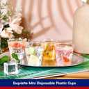JOLLY CHEF 500 Plastic Shot Glasses,1.5 oz Disposable Cups 1.5 Ounce Plastic Shot Cups, Ideal for Whiskey, Tasting, Food Samples