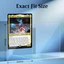 500 PCS Perfect Fit Inner Card Sleeves, Clear Card Sleeves, Exact for Double-sleeving and Compatible with MTG TCG Magic The Gathering Games Trading Cards