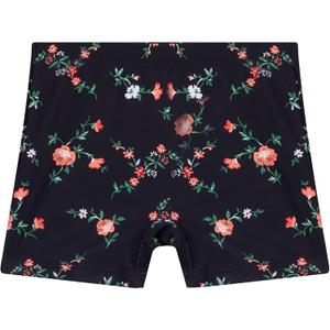 Kanu Surf Girls Swimming Bottom UPF 50 Girl's 'Boy' Short (14, Rose Garden Black)