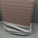 Away Medium Checked Luggage, Lightweight Hard Shell Suitcase with Spinner Wheels, Durable Rolling Luggage, TSA Lock, 26 Inch, Blush Pink