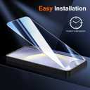 UniqueMe [2+2 Pack for Samsung Galaxy S24 Screen Protector, [Hardness of Diamonds] Tempered Glass and Camera Lens Protector [Upgraded Anti-Explosion] Fingerprint Unlock Screen Cover