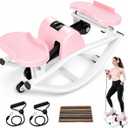 Rock Stepper Side to Side Portable Lateral Rocking Stepper with Digital Display and Non-Slip Mat Mini Steppers for Exercise at Home