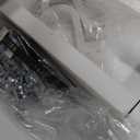 TIQLAB Standing Desk with Two Drawers, Stand Up Standing Desk Adjustable Height, Electric Sit Stand Table with Storage Shelf and Splice Board, 48 * 24 inch, Maple