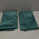 Cotton Pillow Protectors/Cover King Size with Zipper 2 Pack Teal Blue Pillow Cases Cooling & Breathable Bed Pillow Protectors Set of 2 Pillow Cases Cover (20" x 40")