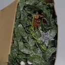 6.5FT Christmas Garland with Lights & Timer, 25 LED Pre-lit Lighted White Berry Garland for Mantle, Battery Operated Greenery Mistletoe Garland with Snow Pinecone for Fireplace Door Stairs Table