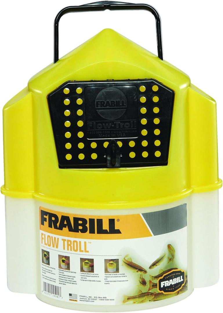 Frabill Flow Troll Bait Buckets (6-Quart)