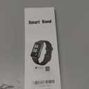 Fitness Trackers,Blood Oxygen Heart Rate Sleep Monitor,Smart Band 24/7 Health Monitoring,Calorie Pedometer Steps Counter Activity watchs/Notifications for iOS/Android (Black)