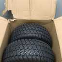 GICOOL 16x6.50-8 Tubeless Tire and Wheel, 16x6.5-8 Lawn Mower Tires, 3"-4.5" Offset Hub, 3/4" or 5/8" Bearing, Universal Fit Riding Mower and Garden Tractor Front Wheel, 4 Ply, S-Turf Pattern, 2 Pack