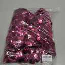 Zeflows Womens Sequin Square Neck Homecoming Dresses for Teens Sparkly Spaghetti Straps Backless Cocktail Mini Dresses, Hot Pink-M (Pink, M)