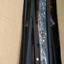 SUPERJARE Large Bakers Rack with Power Outlets, 6-Tier Microwave Stand, Coffee Bar with 12 S-Shaped Hooks, Kitchen Shelf with Wire Basket, 39.4 x 14.6 x 66.9 Inches, Rustic Brown