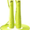 Kids Jump Rope for Children-Adjustable Speed Skipping Rope with Dual Bearings, Segmented Anti-Tangle Cord, Silicone Handles, Indoor Outdoor Fitness Toy for Boys & Girls