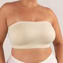 Truekind Convertible Strapless Bandeau Bra 4XL
