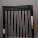 Babelio Baby Gate, 29-43" Auto-Close Easy Install Pet Gate, PressGuard P7 Extra Wide Walk Thru Child Safety Gate, 30" Tall Pressure-Mounted Metal Dog Gate for Doorways & Stairs, Black