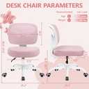 Primy Kids Desk Chair, Pink Study Chair for Boys Girls with Height Adjustable, Swivel Mesh Task Student Chairs for 4-12, Growing Teen Office Chair for Home/School/Office (Pink), PR777