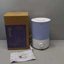 LEVOIT Dual 150 Humidifiers for Bedroom Large Room, 3L Cool Mist Top Fill Essential Oil Diffuser for Baby Nursery and Plants, 360° Nozzle, Quiet Rapid Ultrasonic Humidification for Home, Blue