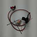 Hydraulic Brake System kit with 50 inch Hose Tube, Brake Pads, Brake Caliper Compatible with Baja Doodle Bug DB30R Mini Bike 212CC,SX500 Razor Electric dirt bike 79cc 97cc 100cc Go Karts