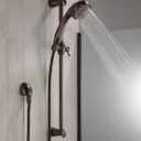 Delta Faucet 3-Spray Touch-Clean Wall-Mount Slide Bar Hand Held Shower with Hose, Venetian Bronze 57014-RB